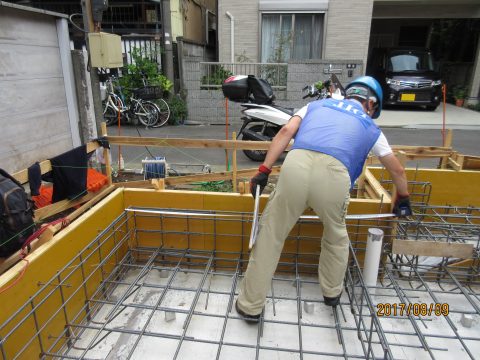 基礎配筋検査