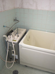 バランス釜の浴室