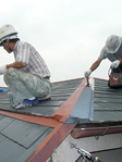 屋根補修と塗装
